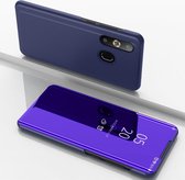 Samsung Galaxy A50 Hoesje - Mirror View Case - Donkerblauw