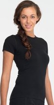 BF200 OASIS SHORT SLEEVE CREWE MERINO SHIRT WOMEN - BLACK