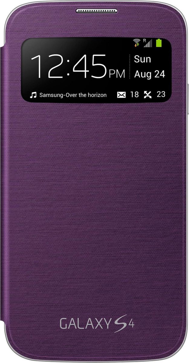 Samsung S View Cover voor Samsung Galaxy S4 - Paars