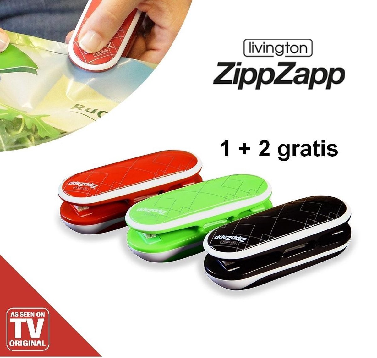 ZippZapp Universele Sealer - 1+2 gratis