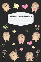 Hedgehog Composition Notebook