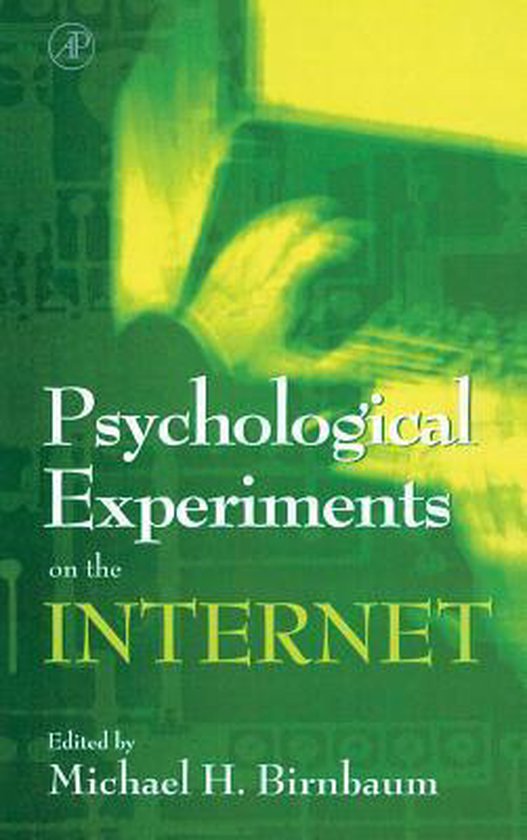 Psychological Experiments on the Internet - cover