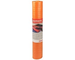 Ondervloer voor laminaat, Isotherm, 10m2 per rol, voor gebruik in combinatie met vloerverwarming of koeling