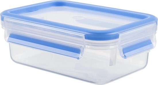Tefal K30212 boîte hermétique alimentaire Rectangulaire 1 L Bleu, Transparent 1 pièce(s)