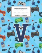 Primary Composition Notebook Grades K-2 Story Journal V