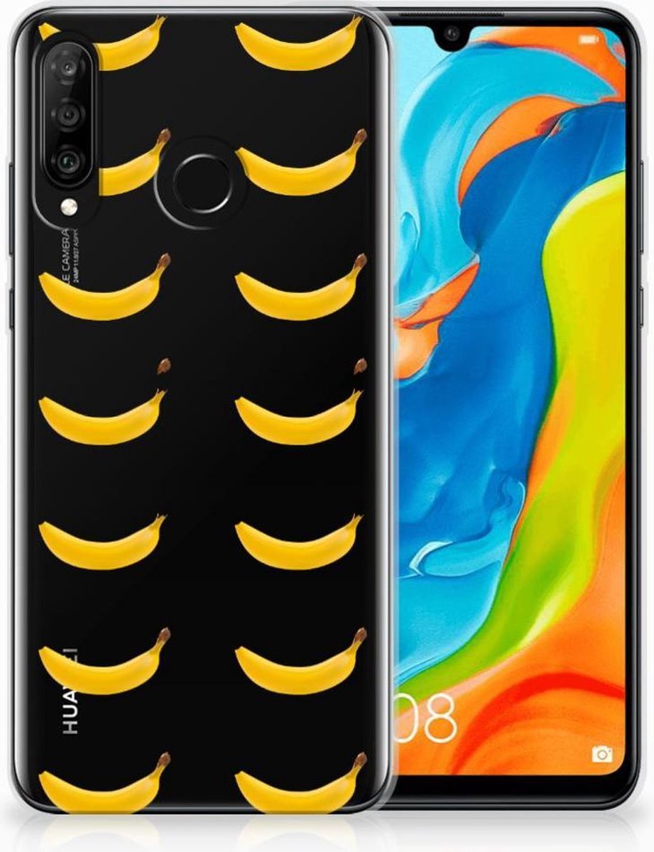 Huawei P30 Lite Siliconen Case Banana