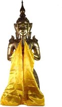 Yogi & Yogini naturals Tibetaanse katha geel met 8 voorspoedbrengende tekens (180 cm)