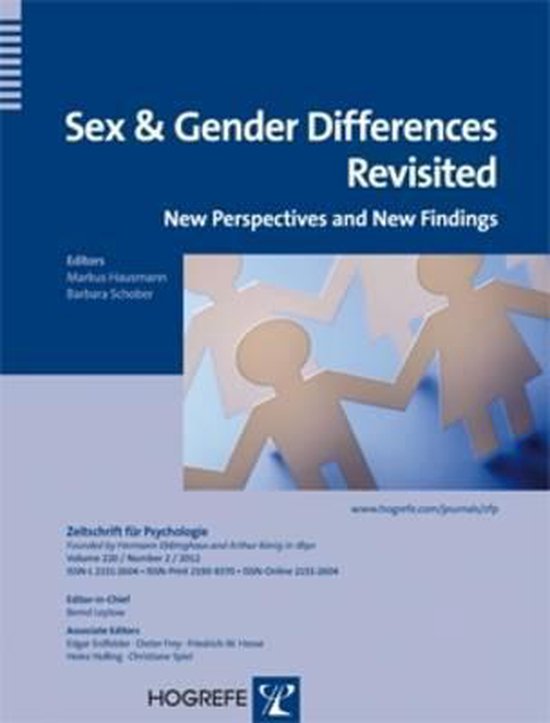 Sex And Gender Differences Revisited 9780889374294 Boeken 
