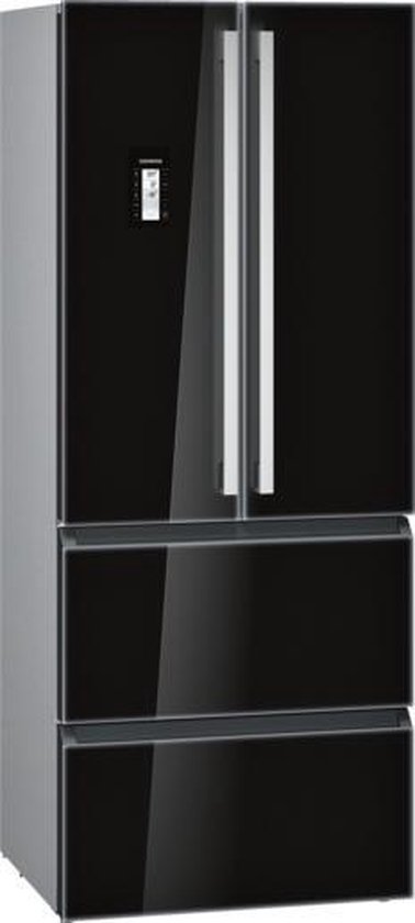 Siemens KM40FSB20 iQ700 - Amerikaanse koelkast - Zwart Glas | bol.com