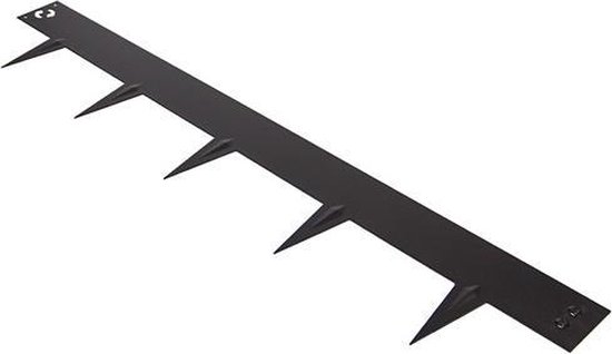 Multi-Edge kantopsluiting Zwart Gecoat 100x17,5 cm - per 6 stuks