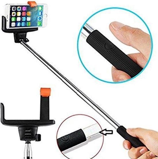 Selfie Stick Zelfportret Uitschuifbare Monopod met draadloze Bluetooth Shutter | bol.com