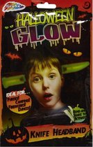 mes door hoofd - diadeem - met glowsticks