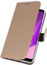 Bestcases Pasjeshouder Telefoonhoesje Samsung Galaxy A9 (2018) - Goud