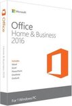 Microsoft Office 2016 Home & Business - Windows (code in doosje)