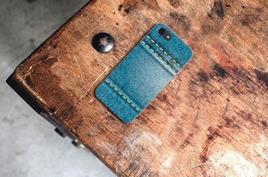 Coque Téléphone pour iPhone SE (2020) | 7/8 TPU Bumper Silicone Étui Housse Jeans