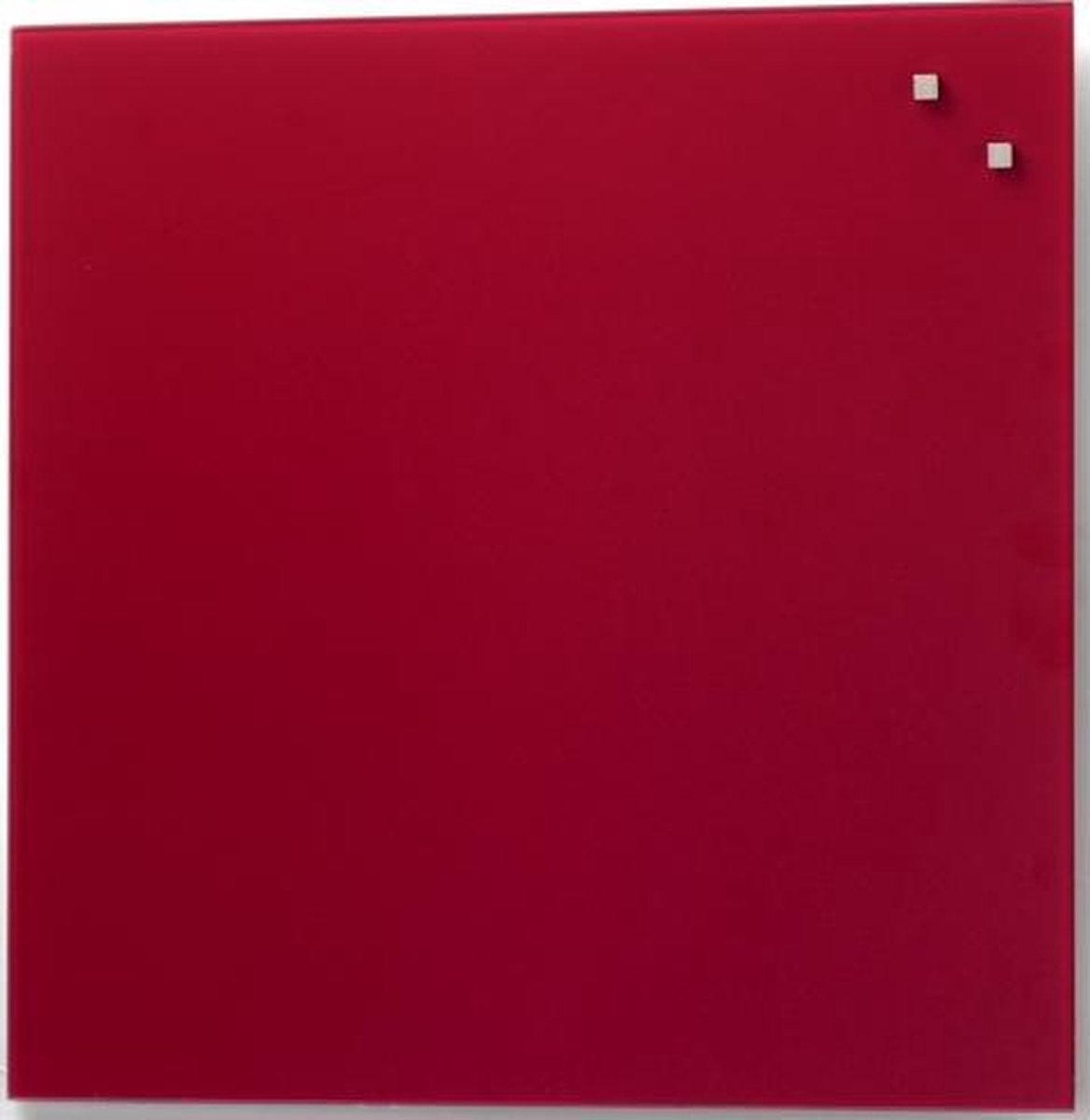 NAGA Glassboard 45x45cm Rood