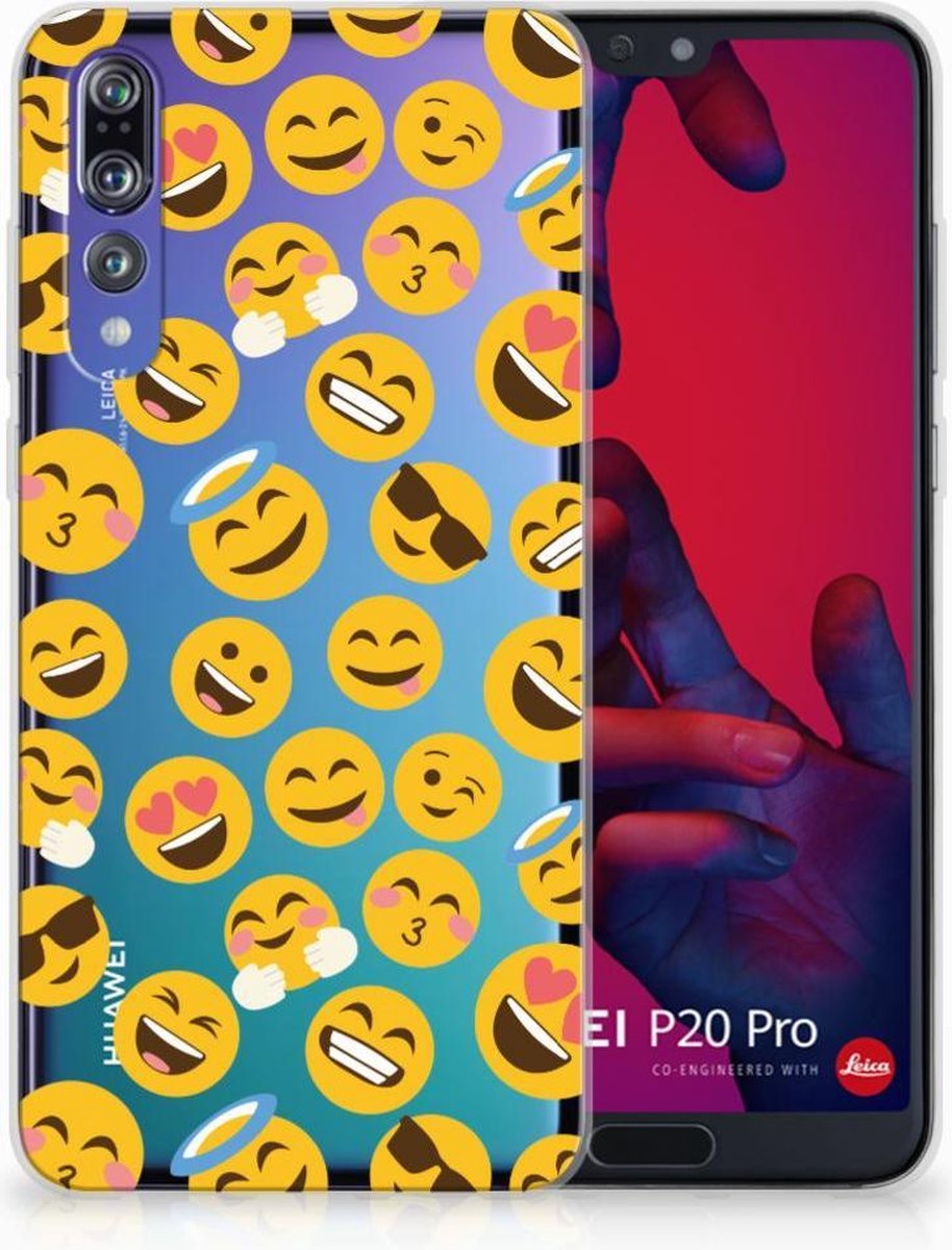 Huawei P20 Pro TPU bumper Emoji