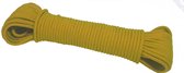 Polyester Touw - 25 meter – 5mm - Geel – Gevlochten koord - Bundel