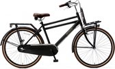 Nogan Vintage N3 - Transportfiets - Jongensfiets - 3 versnellingen - 26 inch - Mat Zwart