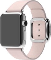 Apple Leren bandje - Apple Watch Series 1/2/3 (38mm) - Roze - Large