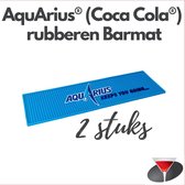 Aquarius (Coca Cola) rubberen Barmat | 2 stuks | 60 cm