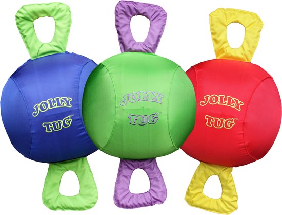 Jolly Tug Ball Equine - 35 cm - Blauw