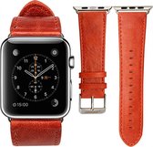JisonCase Leren bandje - Apple Watch Series 1/2/3 (38mm) - rood
