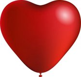 Rode Hartjes Ballonnen - 100 stuks - 25cm - Hartjes - Hartje Ballon - Valentijn