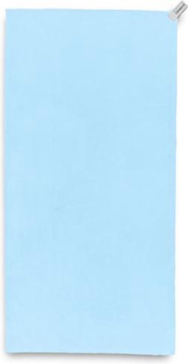 Lumaland - Reishanddoek - extra licht - microvezel - rond verpakt - 40x80cm - Lichtblauw