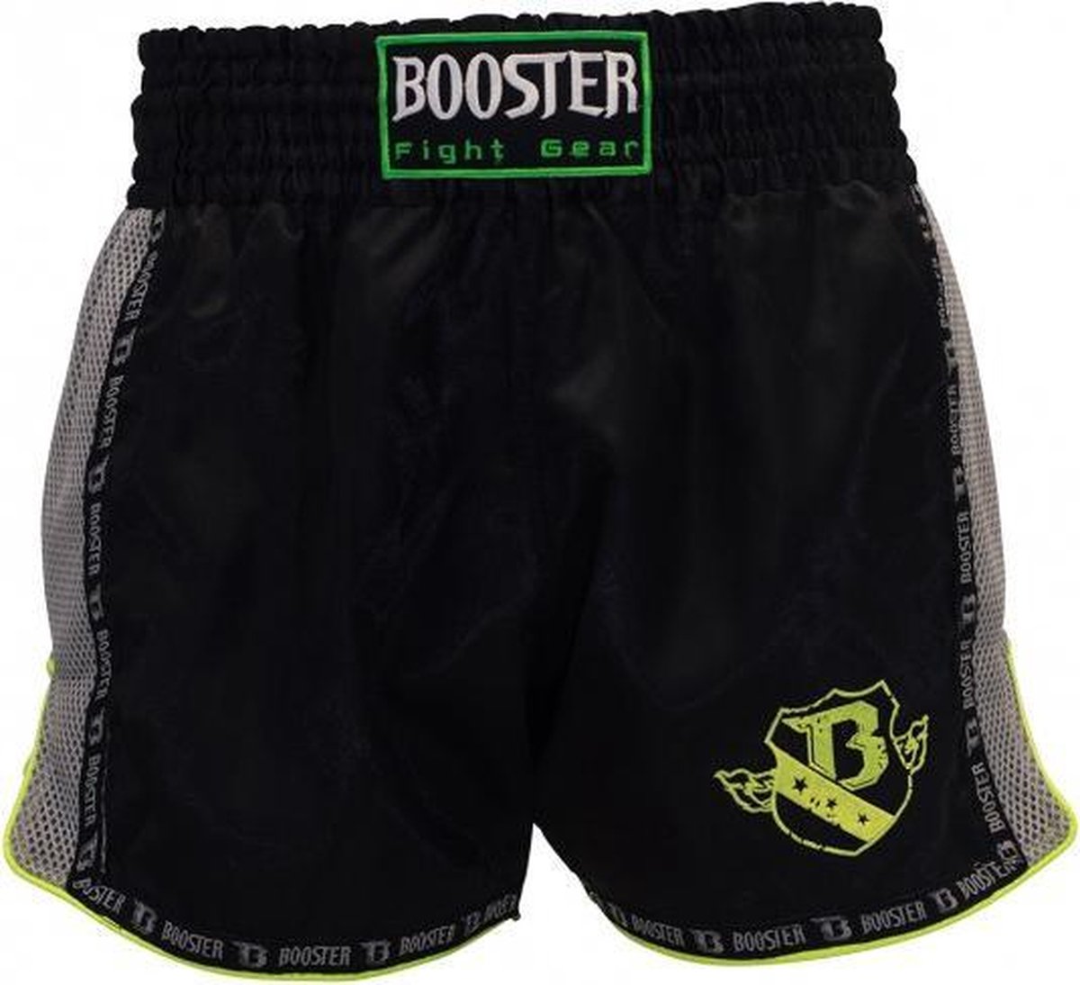 Booster Kickboks Broekje TBT Pro 4.30 Zwart Groen Muay Thai Kleding - S
