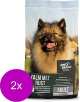 Pets Place Plus Hond Adult Zalm - Hondenvoer - 2 x 3 kg