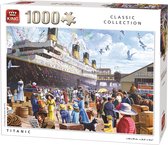 King Puzzel 1000 Stukjes (68 x 49 cm) - Titanic - Klassieke Legpuzzel - Volwassenen