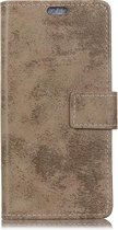Shop4 - Honor View 20 Hoesje - Wallet Case Vintage Khaki