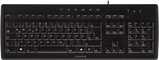 CHERRY STREAM 3.0 - Toetsenbord - USB - Belgisch - toetsschakelaar: CHERRY  SX - zwart | bol.com