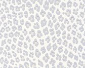 DIERENHUID BEHANG | Panterprint - zilver creme grijs - A.S. Création Michalsky 3