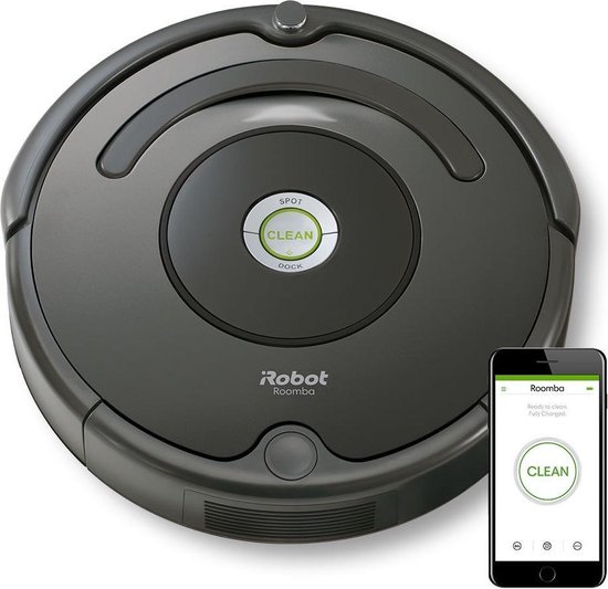 iRobot Roomba 676 robot aspirateur 0,6 L Sans sac Noir | bol.com
