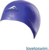 Aquafeel Siliconen Zwemcap Pro Konings Blauw