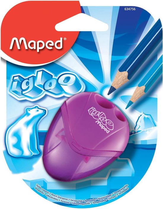 MAPED - MAPED Igloo - Taille-crayon - 1 trou