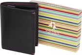 Visconti Leren Portemonnee - Alpine Collectie - RFID - 9 Pasjes - Leer - Zwart (AP51 BG)