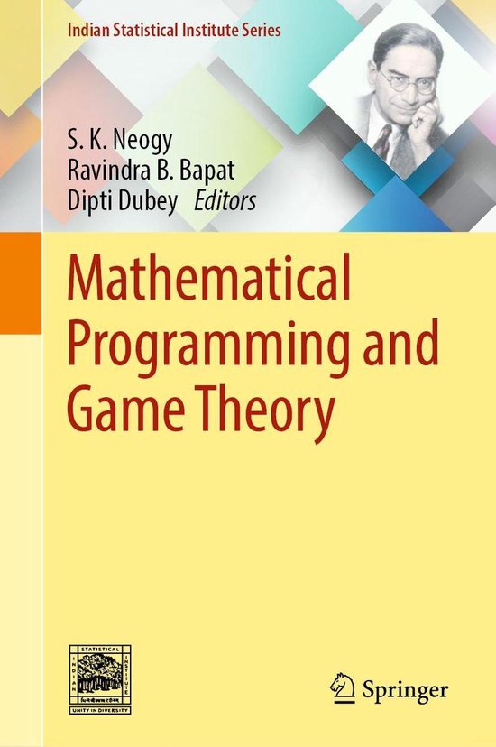 Indian Statistical Institute Series - Mathematical Programmi ... - cover