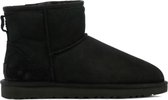 UGG Vrouwen Suède Effen Enkellaarsjes / Laarzen / Damesschoenen Classic mini ii - Zwart - Maat 40