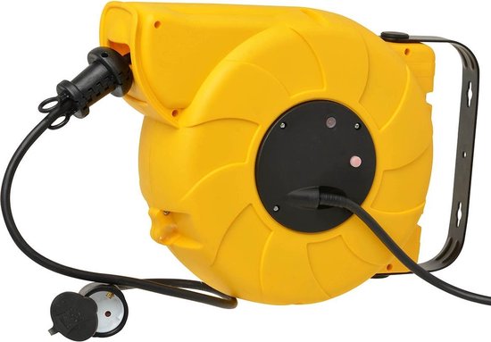 Brennenstuhl 1241020300 Automatische kabelhaspel - H05VV-F 3G1,5 - 9 2m Brennenstuhl 1241020300 Automatische kabelhaspel - H05VV-F 3G1,5 - 9 2m