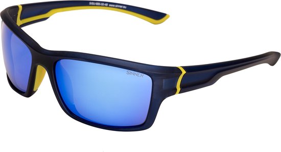 SINNER Cayo - Sportbril/ Zonnebril - Blauw/ Wit - Unisex - BIO-based frame - One size van Merkloos — afbeelding 3