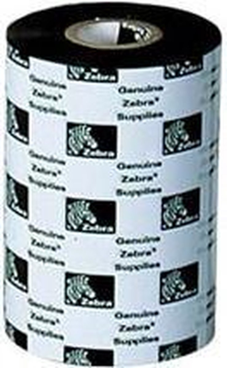 Zebra 3200 thermisch transfer printerlint wax resin - 102mm x 450m - 1 rol