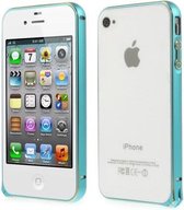 Bumper iphone 4/4s Aluminium - blauw