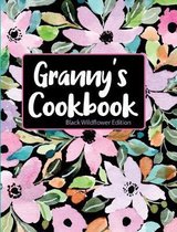 Granny's Cookbook Black Wildflower Edition