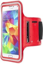 Samsung Galaxy S6 Edge sports armband case Rood Red