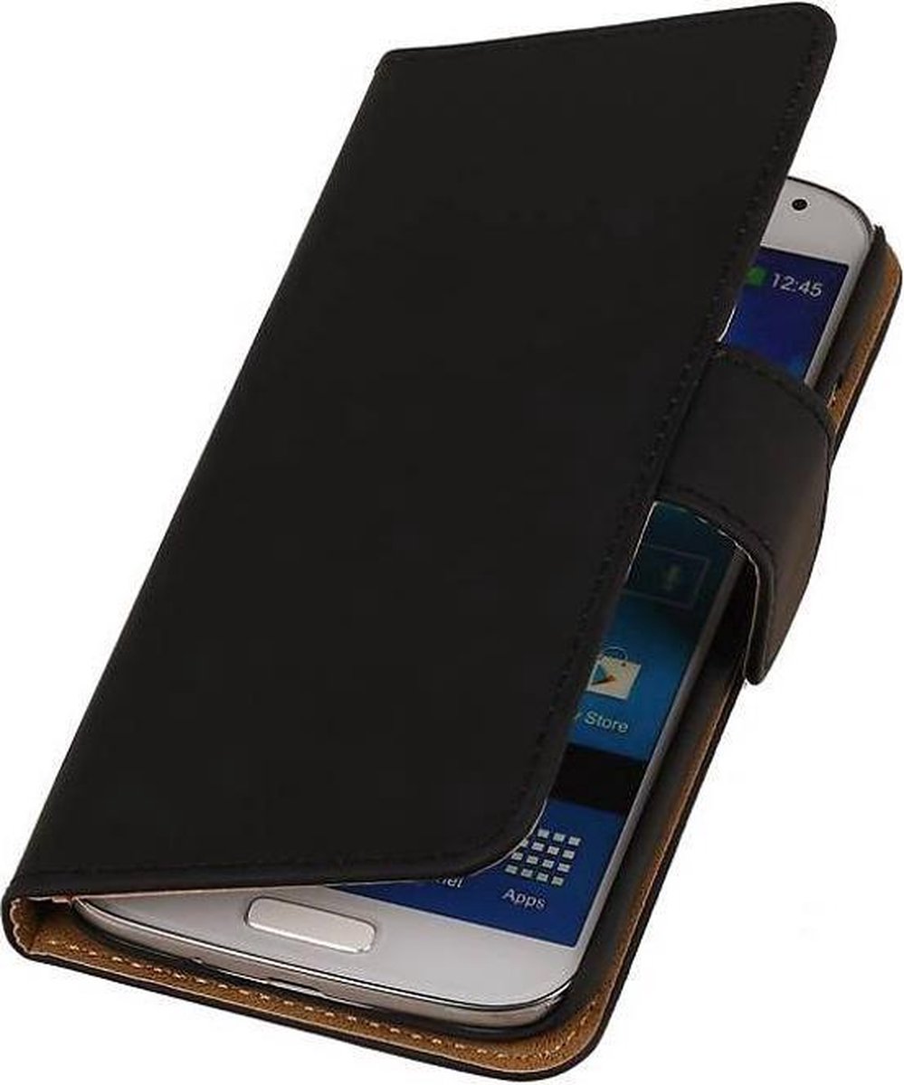 Bookstyle Wallet Case Hoesje voor Galaxy S4 i9500 Zwart