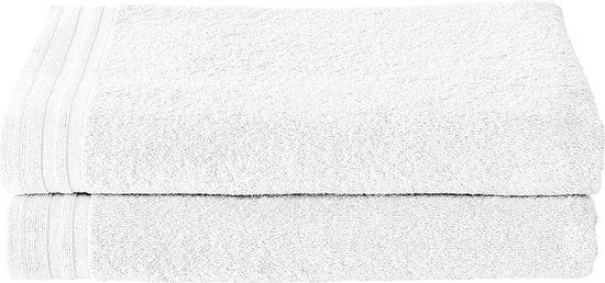 De Witte Lietaer Imagine - Serviettes de douche 70x140 cm - Wit - Set de 2