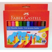 Faber Castell 12 Jumbo Viltstiften Doos 12 Stuks